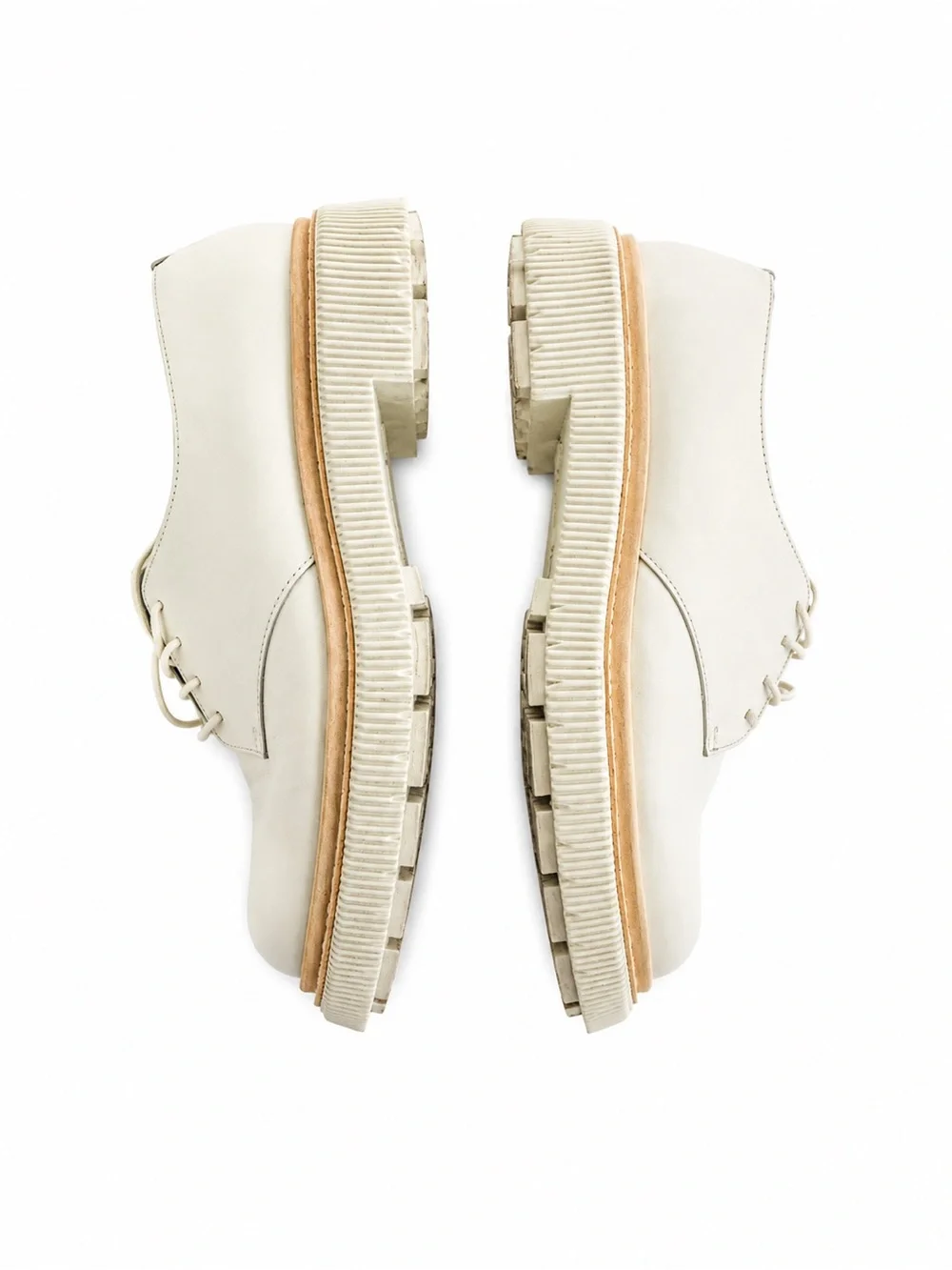 ADIEU x WINNIE NY Type 132 Oxford Loafers •  Warm White • Size 9 • RARE DESIGNER